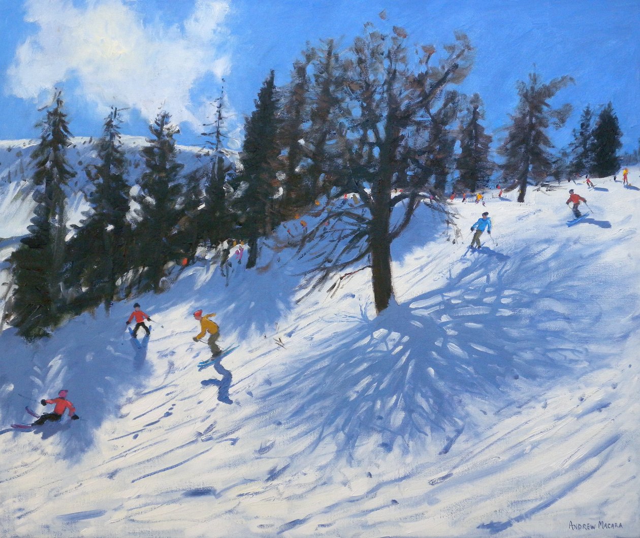 春季滑雪者，韦尔比耶，2010年 作者 安德鲁·马卡拉（Andrew Macara）