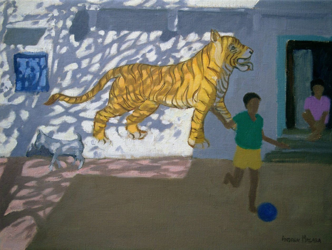 老虎，印度 作者 安德鲁·马卡拉（Andrew Macara）