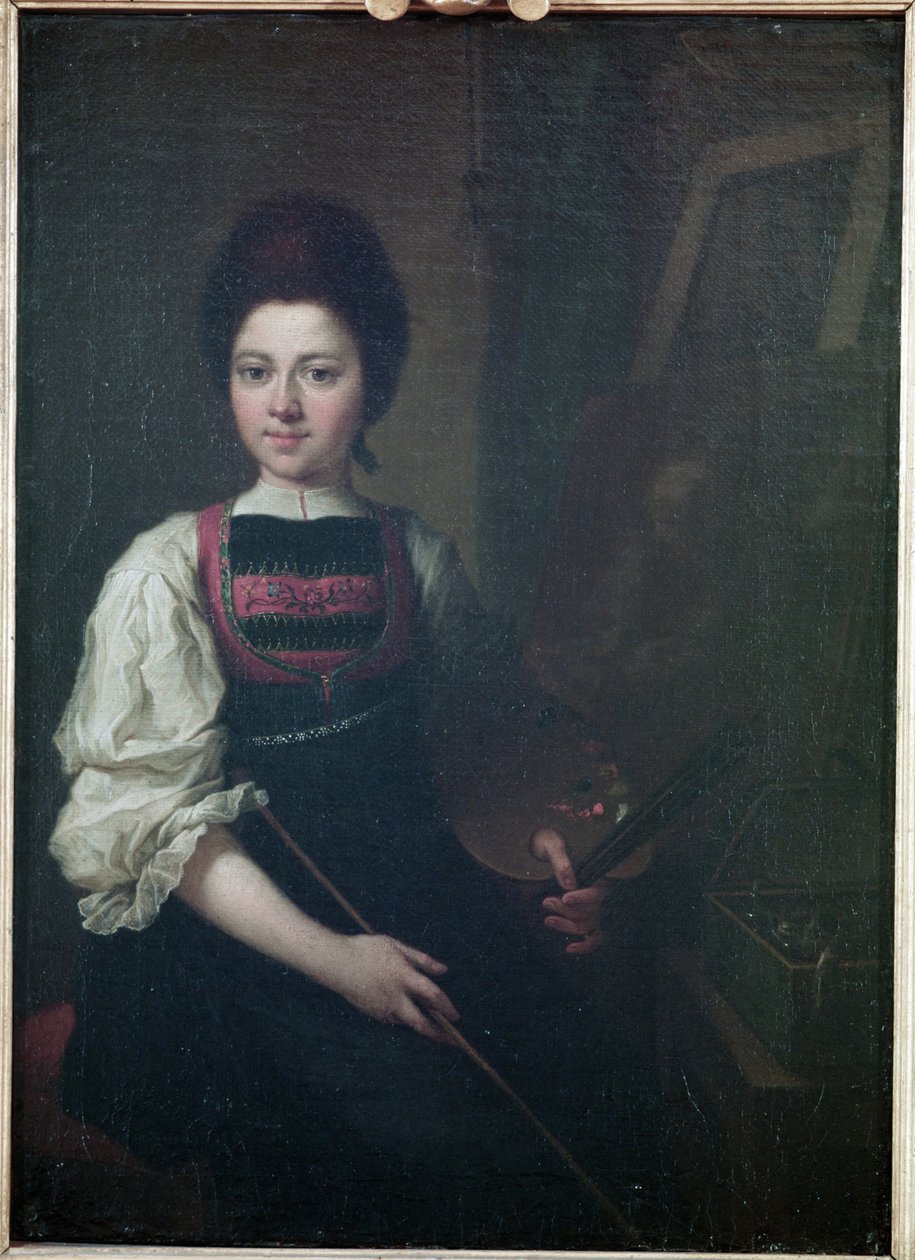自画像，1763年 作者 当归考夫曼