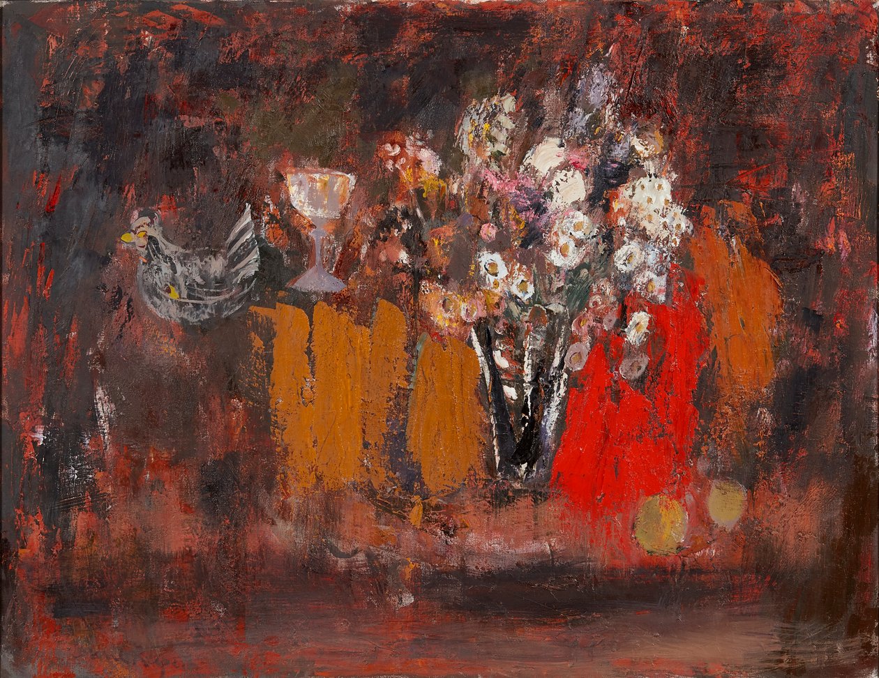 干花（布面油画） 作者 安妮·雷德帕斯