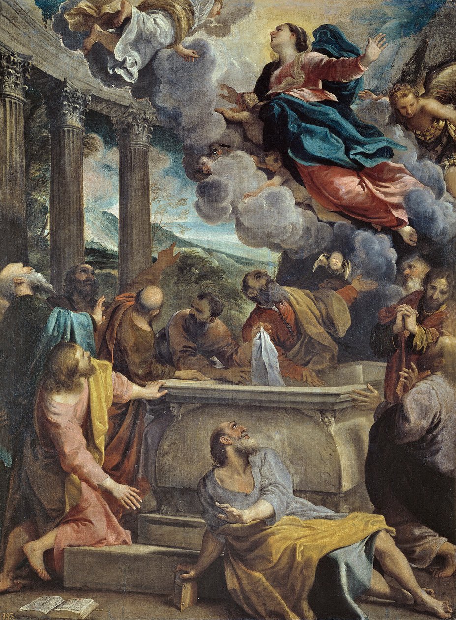 玛丽的假设 作者 Annibale Carracci
