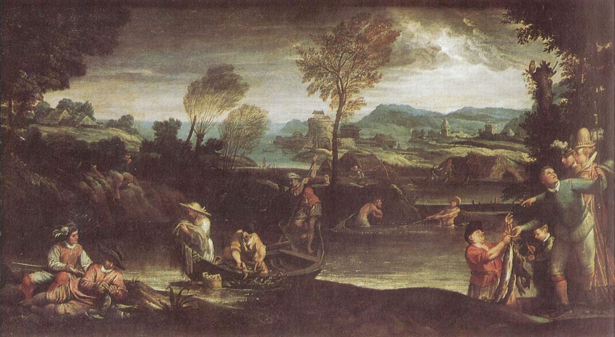 钓鱼 作者 Annibale Carracci