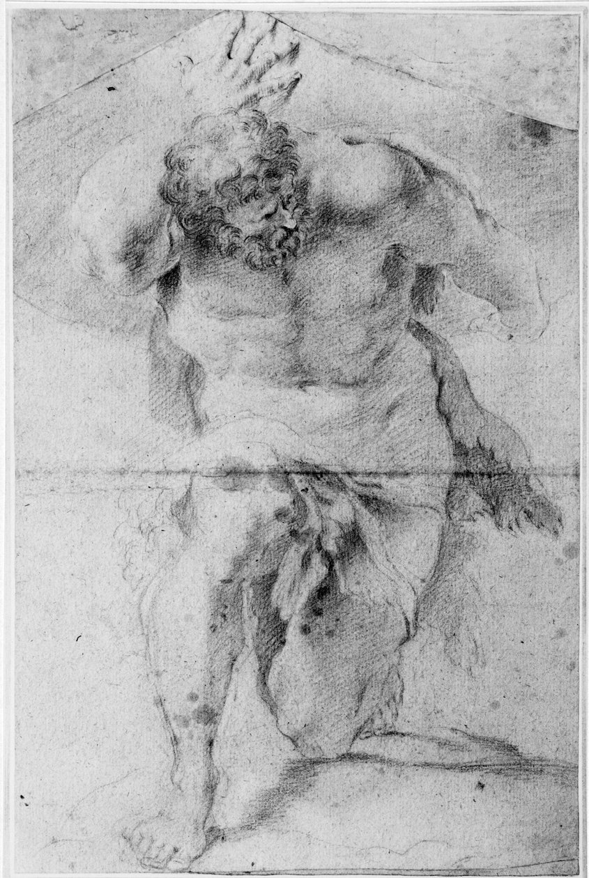 赫拉克勒斯抱着这个世界 作者 Annibale Carracci