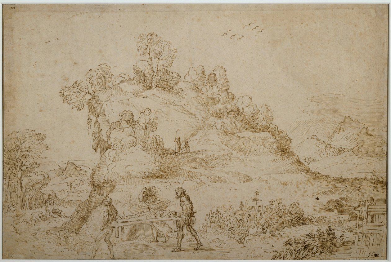 风景和人物 作者 Annibale Carracci