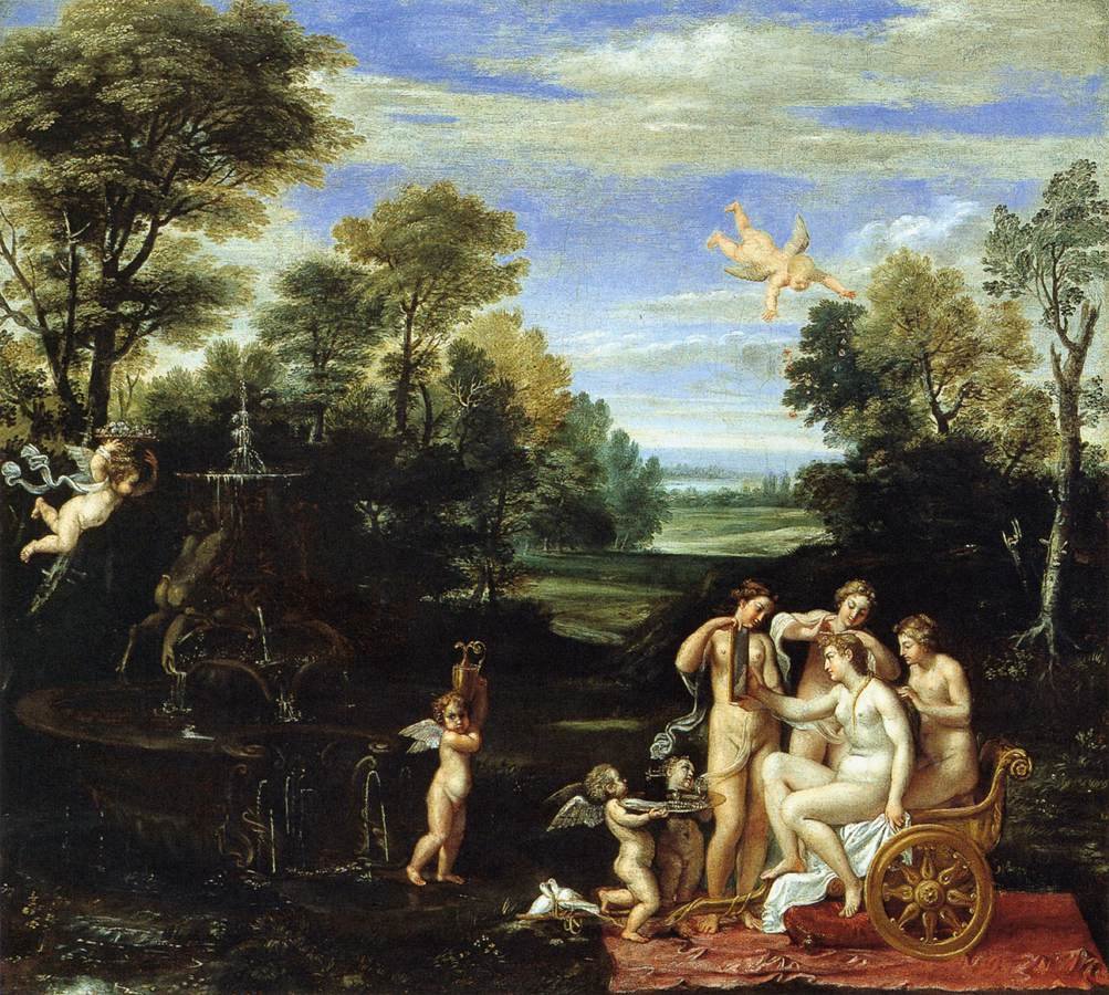景观与金星的厕所 作者 Annibale Carracci
