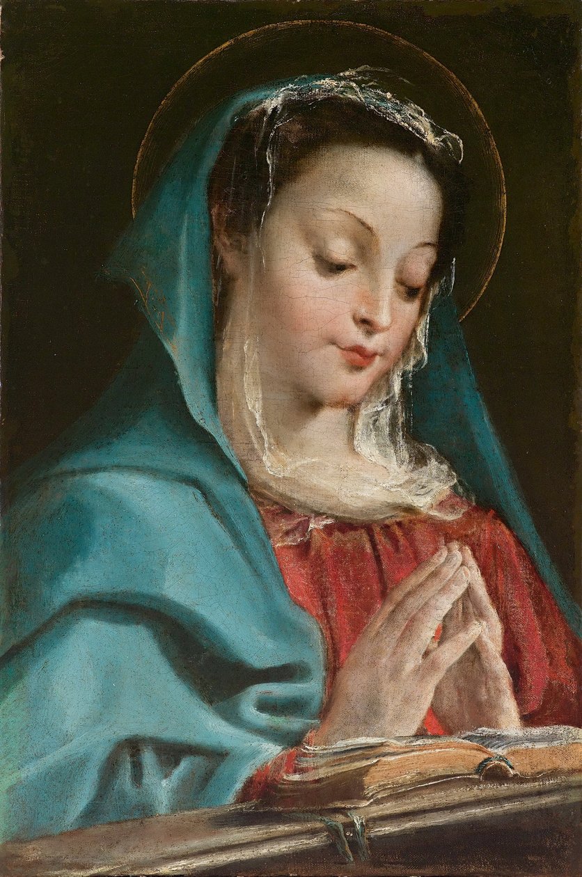 祈祷中的处女 作者 Annibale Carracci