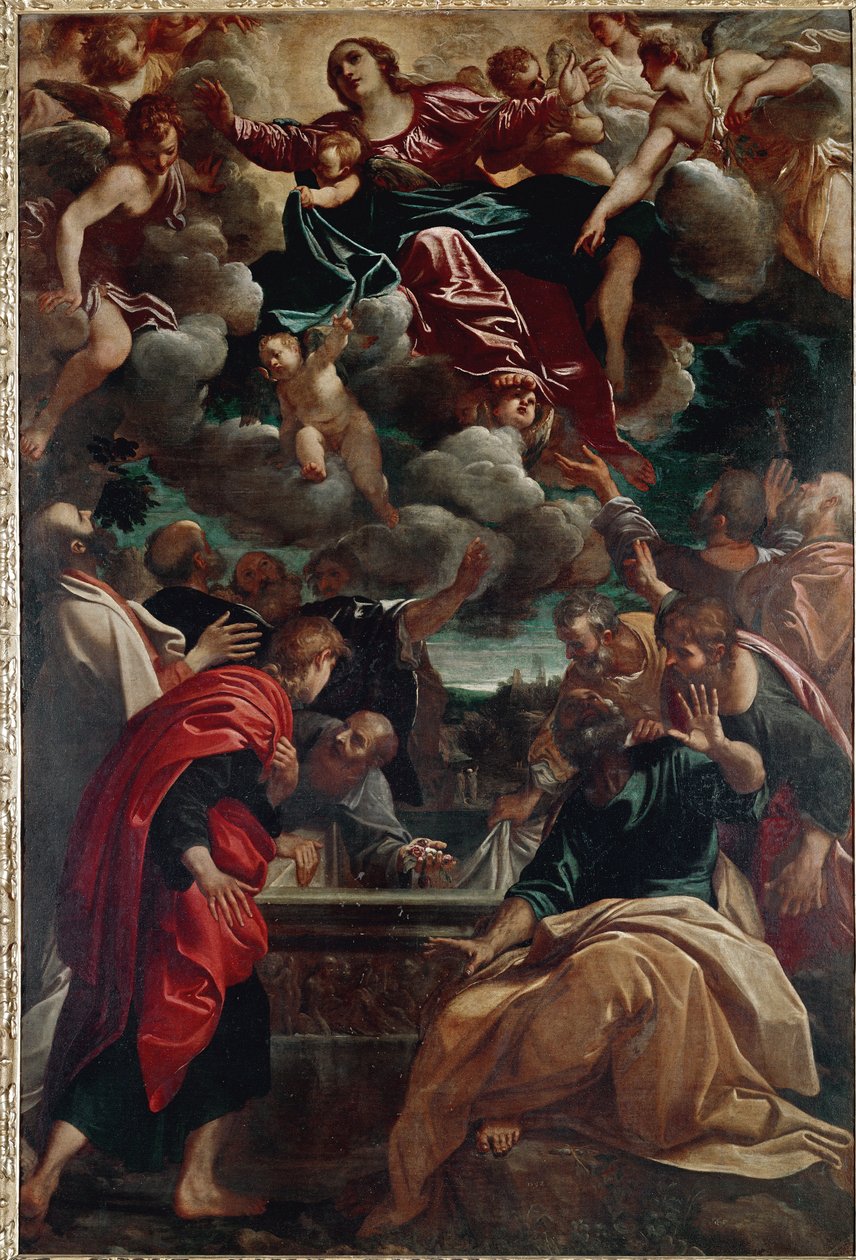 圣母升天（布面油画 作者 Annibale Carracci
