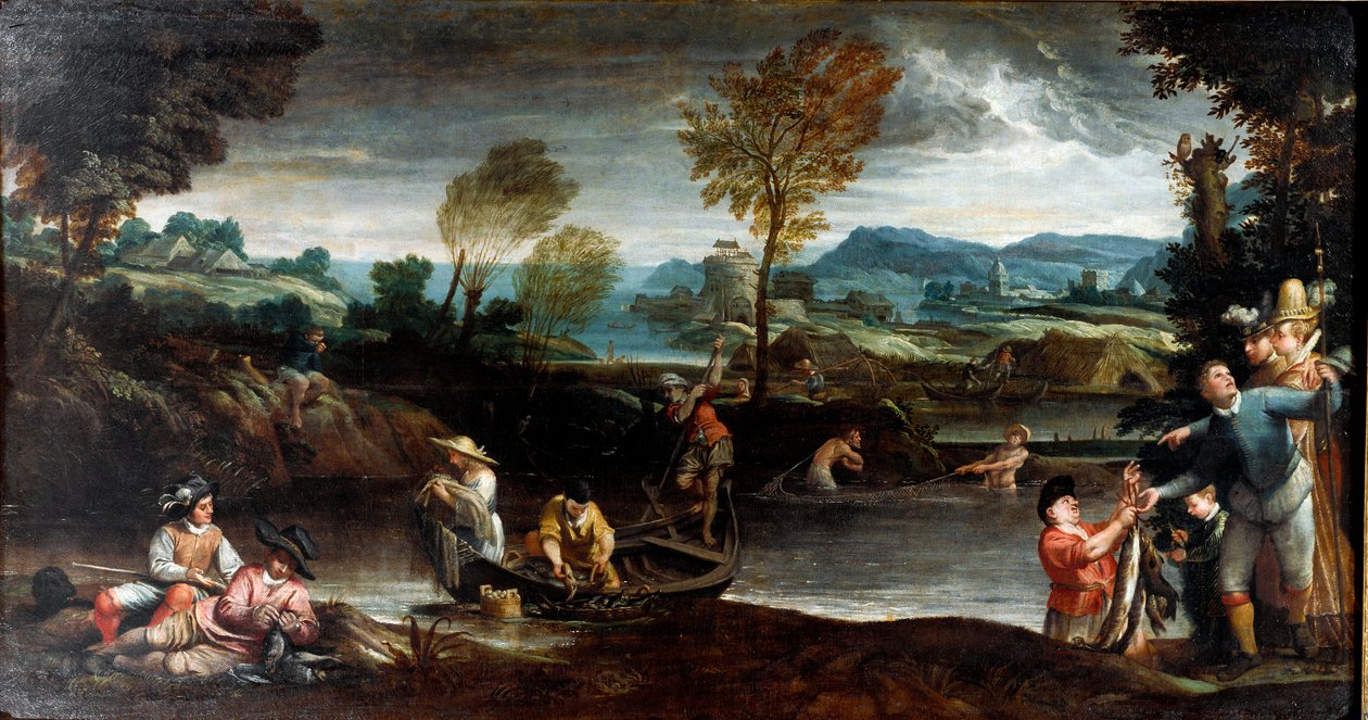 钓鱼 作者 Annibale Carracci