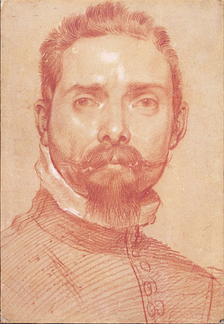 男性肖像 作者 Annibale Carracci