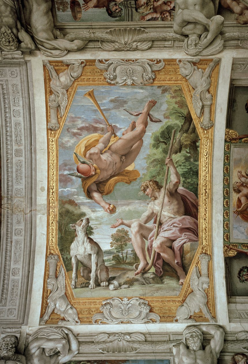 水星和巴黎（壁画 作者 Annibale Carracci