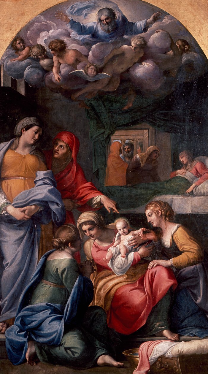 圣母玛利亚的诞生 作者 Annibale Carracci