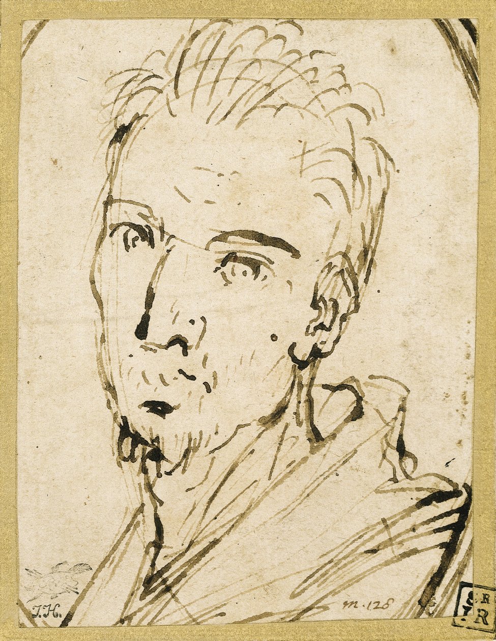 自画像 作者 Annibale Carracci