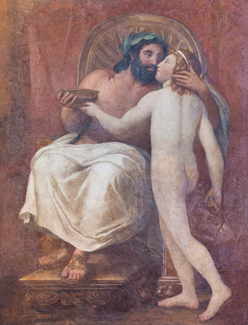 木星和木卫三 作者 安东·拉斐尔·蒙斯（Anton Raphael Mengs）