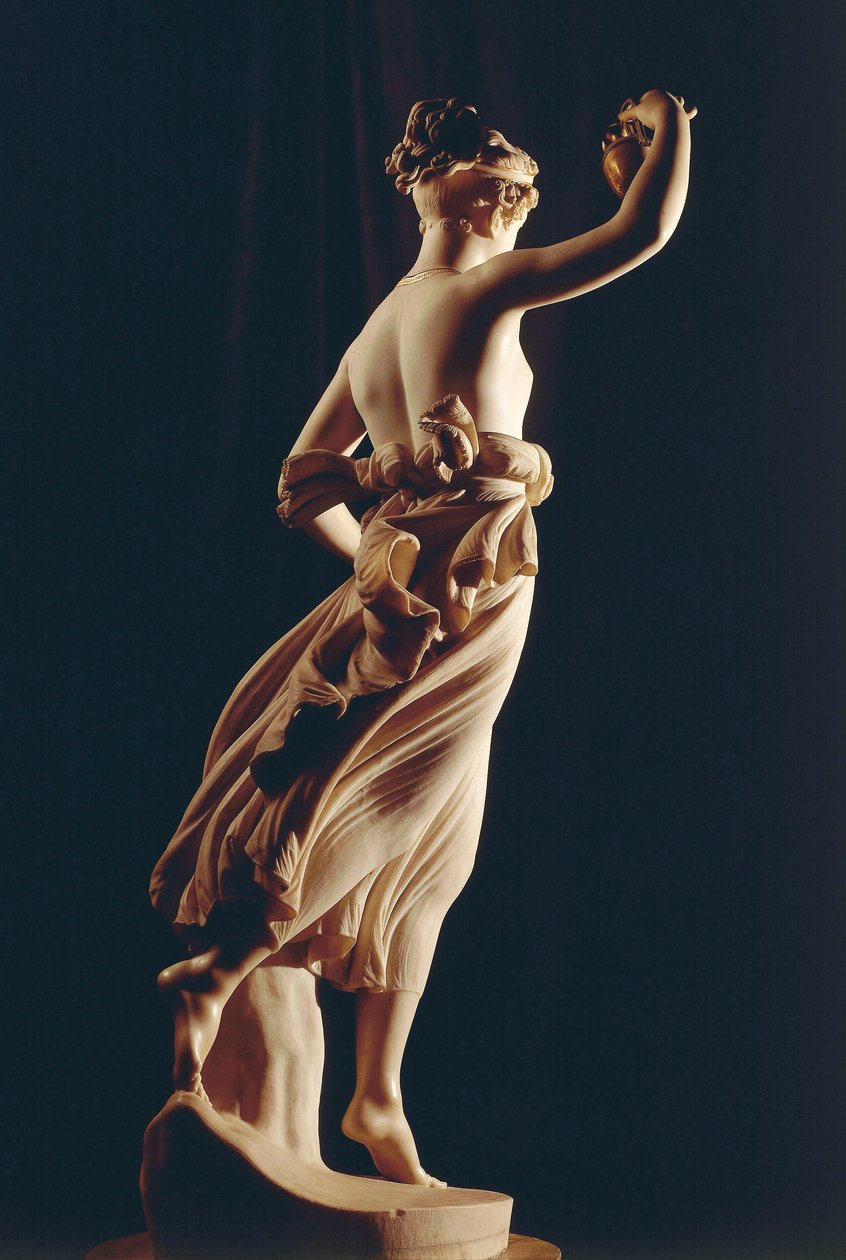 Hebe by Antonio Canova（1757-1822），大理石雕像 作者 安东尼奥·卡诺瓦