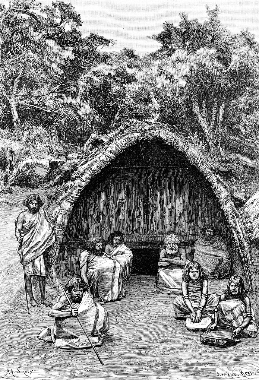 全部，印度，1895年。 作者 阿曼·科尔（Armand Kohl）