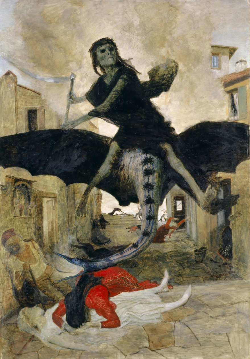 瘟疫，1898年。 作者 阿诺德·伯克林