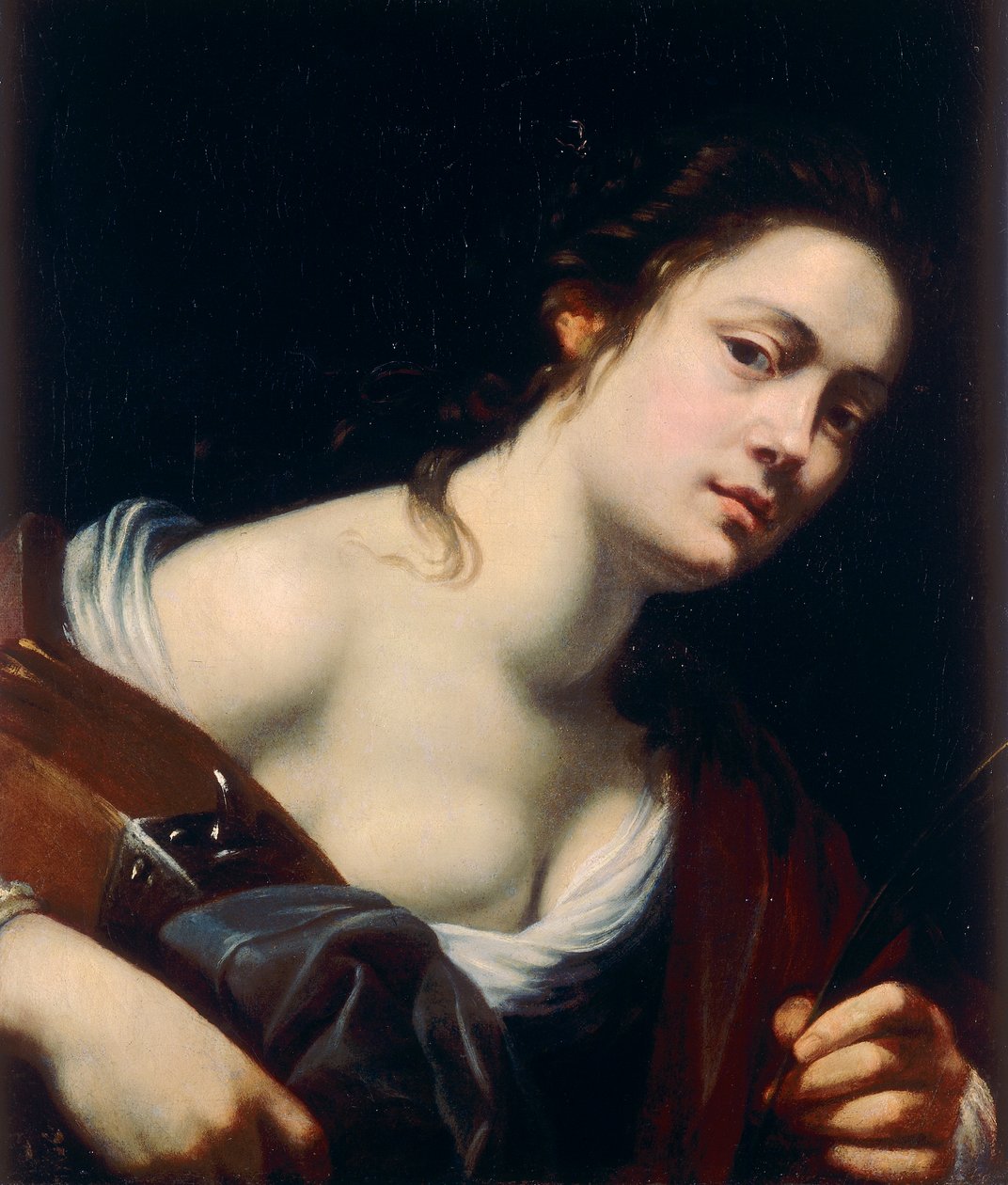 圣凯瑟琳 作者 蒿（Artemisia Gentileschi）