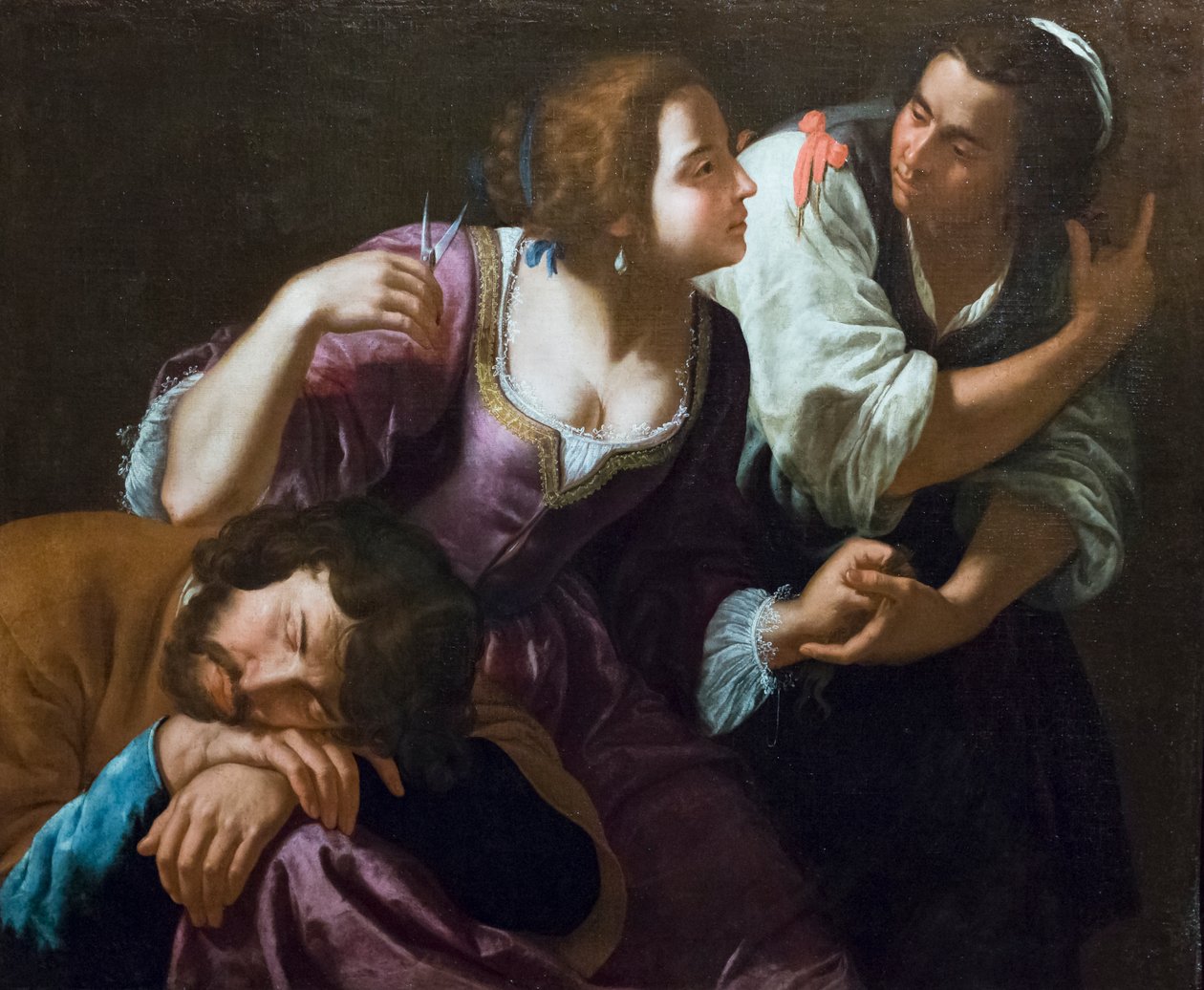 参孙和大利拉 作者 蒿（Artemisia Gentileschi）