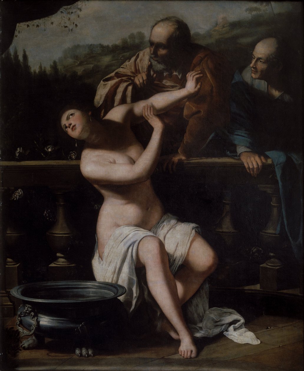苏珊娜和长老 作者 蒿（Artemisia Gentileschi）