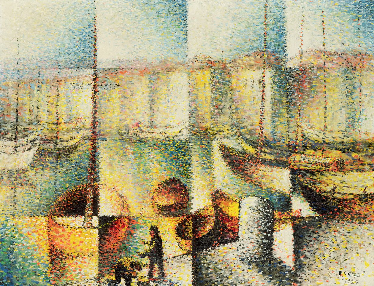 马赛，1929年 作者 阿瑟西格尔