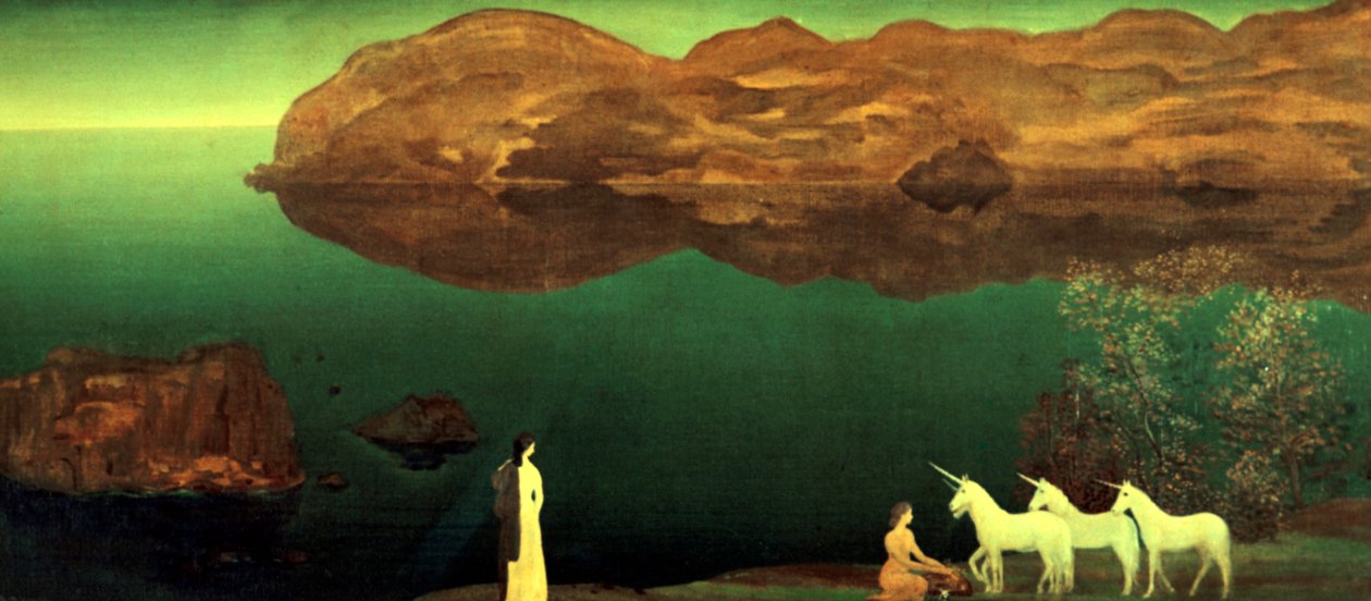 独角兽，1906年 作者 亚瑟·鲍恩·戴维斯