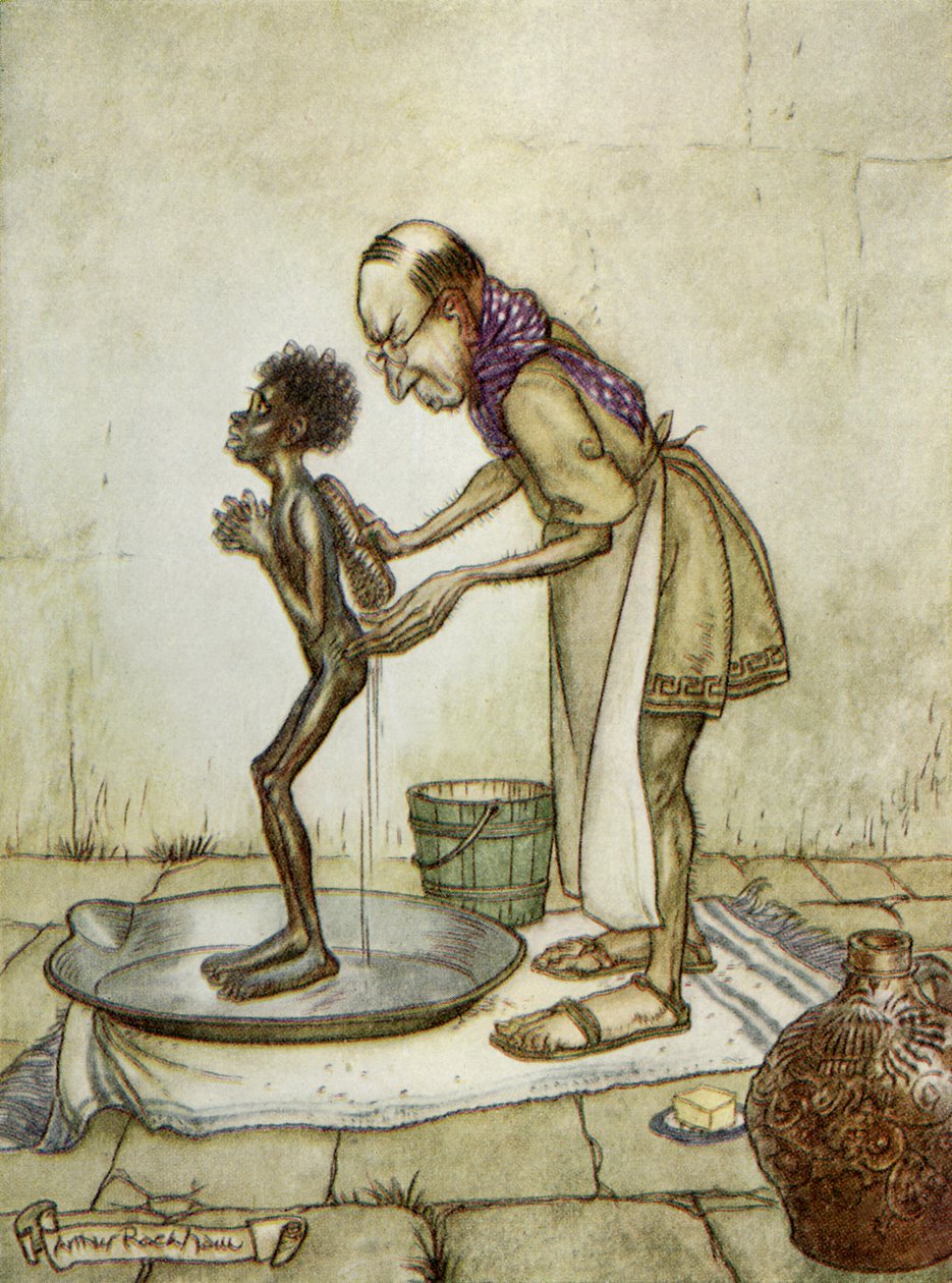 阿索普斯寓言 作者 亚瑟·拉克汉姆（Arthur Rackham）