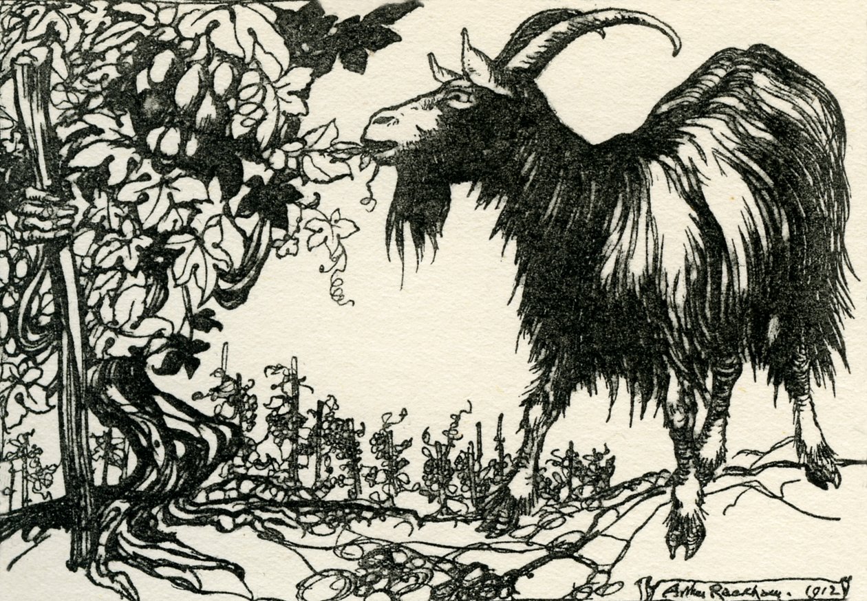 伊索寓言 作者 亚瑟·拉克汉姆（Arthur Rackham）