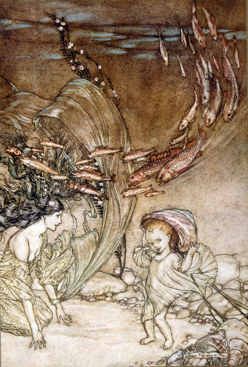 Ondine 作者 亚瑟·拉克汉姆（Arthur Rackham）