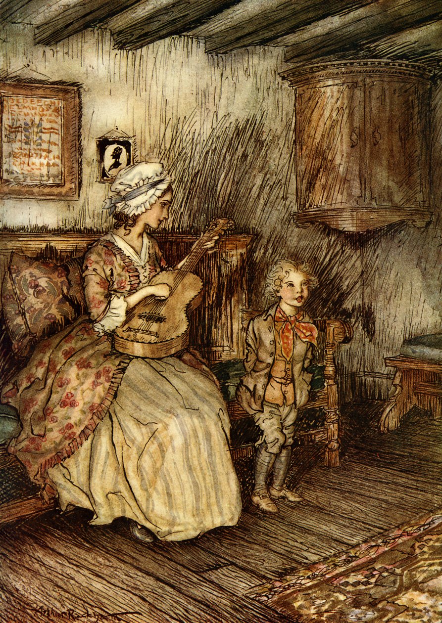 韦克菲尔德牧师 作者 亚瑟·拉克汉姆（Arthur Rackham）