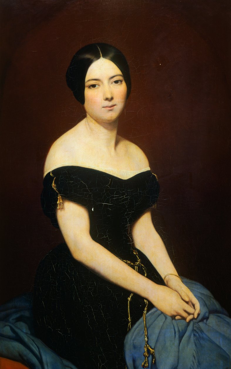 埃德蒙-卡亚尔夫人的画像 作者 艾瑞·谢弗（Ary Scheffer）