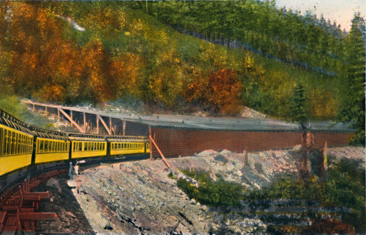 喀斯喀特山脉的雪场，c1916 作者 阿萨尔·柯蒂斯（Asahel Curtis）