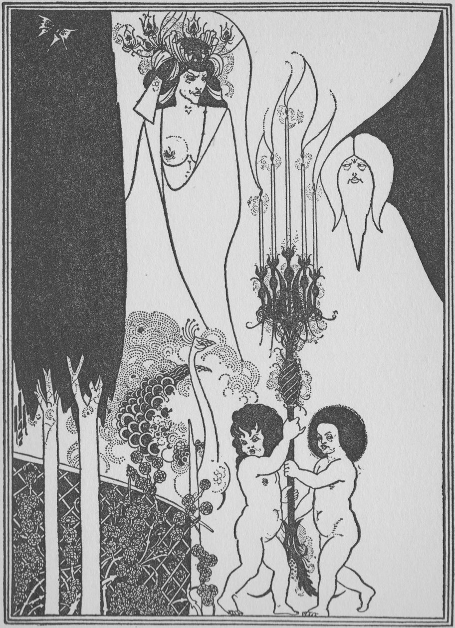 希律之眼，1898年 作者 奥布里·比尔兹利