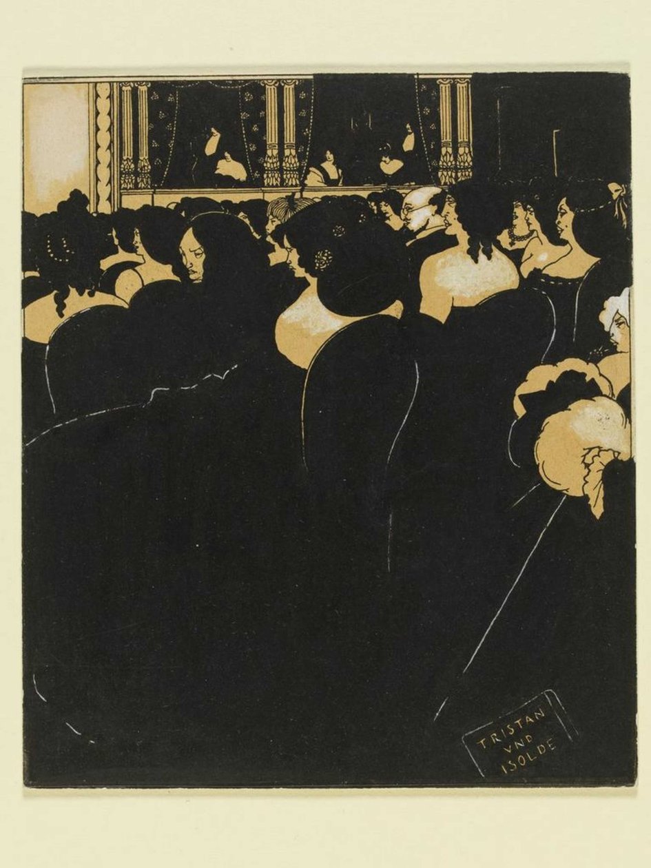 瓦格纳人》，1894年。 作者 奥布里·比尔兹利