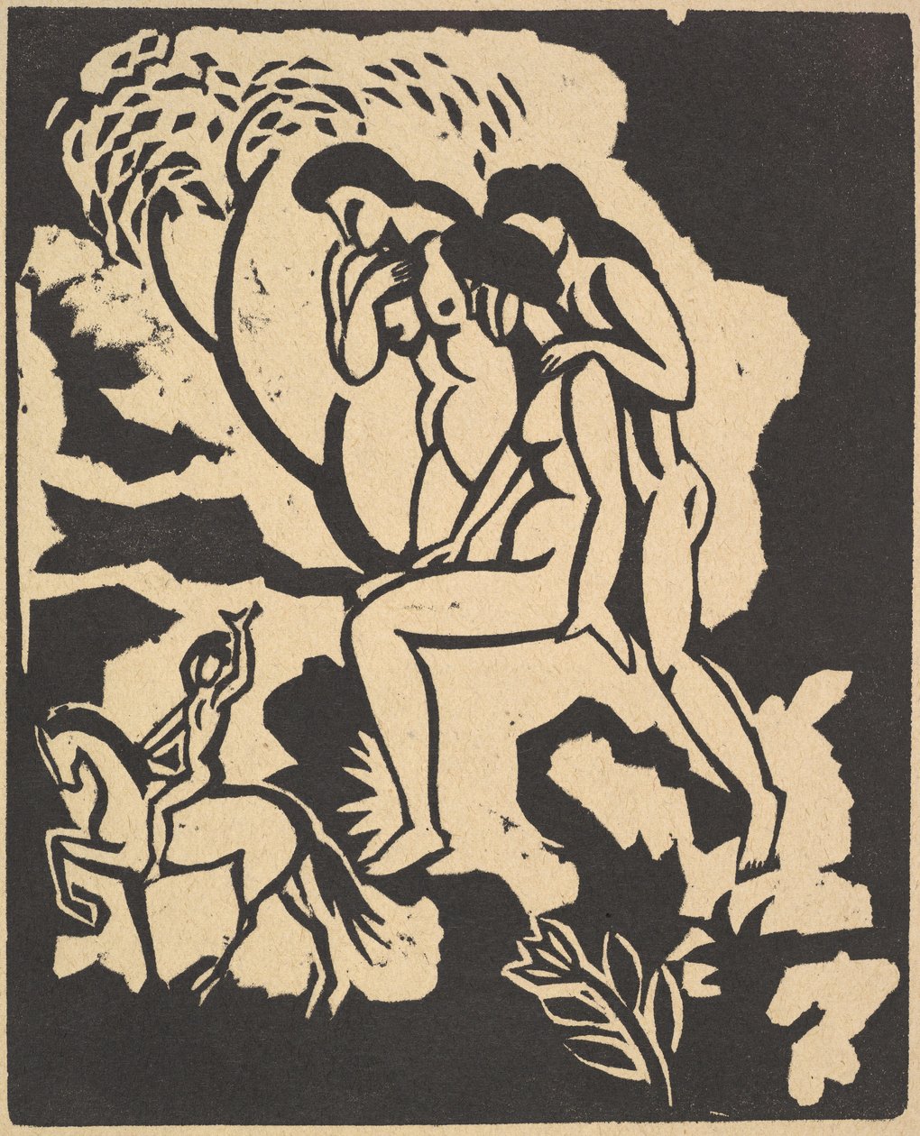 问候，1912。 作者 奥古斯特·马克