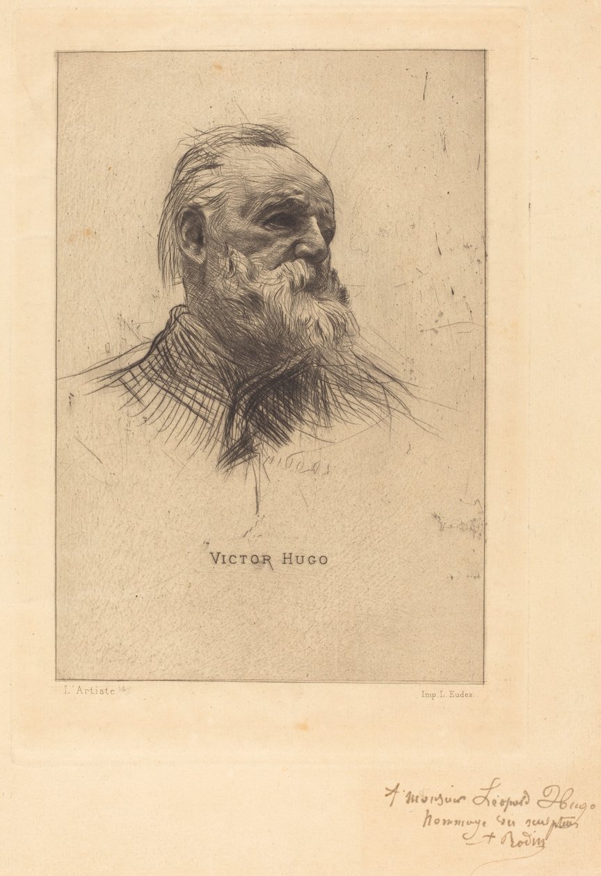 维克多雨果，三季刊 作者 奥古斯特·罗丹（Auguste Rodin）