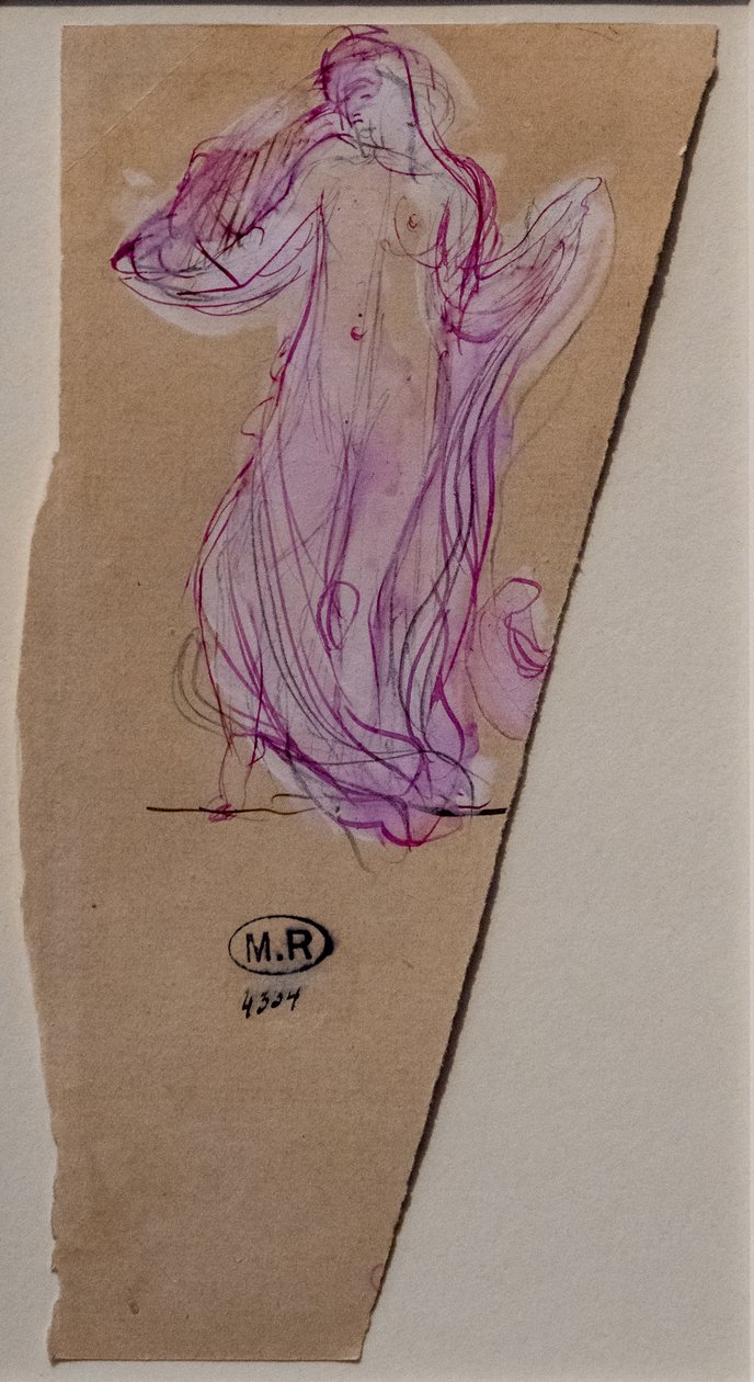裹着面纱的女人 作者 奥古斯特·罗丹（Auguste Rodin）
