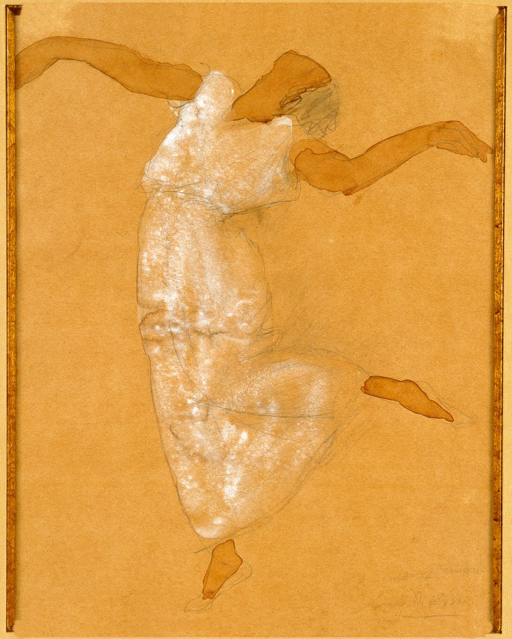 伊莎多拉·邓肯（Isadora Duncan），二十世纪初。 作者 奥古斯特·罗丹（Auguste Rodin）