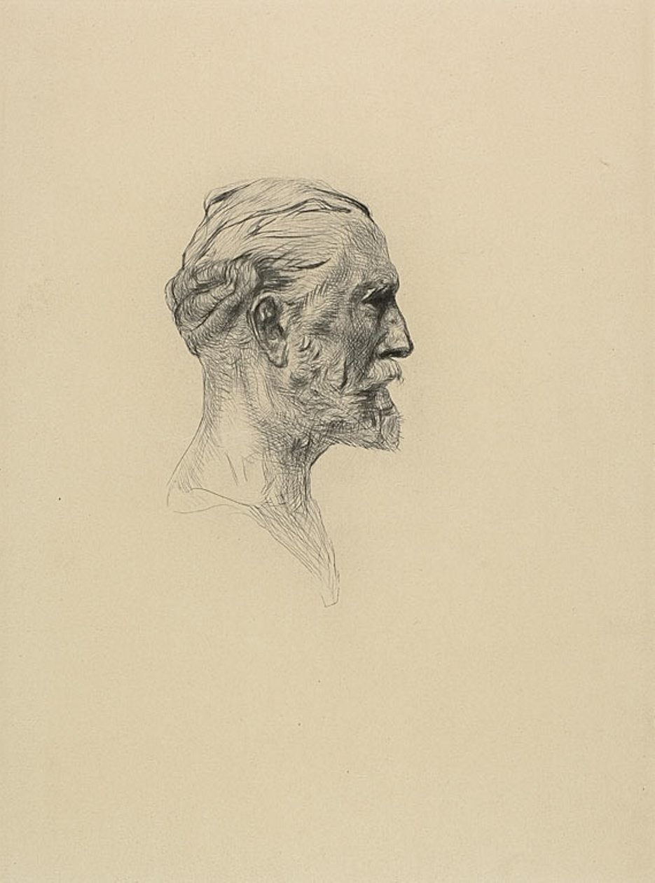 安东宁-普鲁斯特肖像 作者 奥古斯特·罗丹（Auguste Rodin）