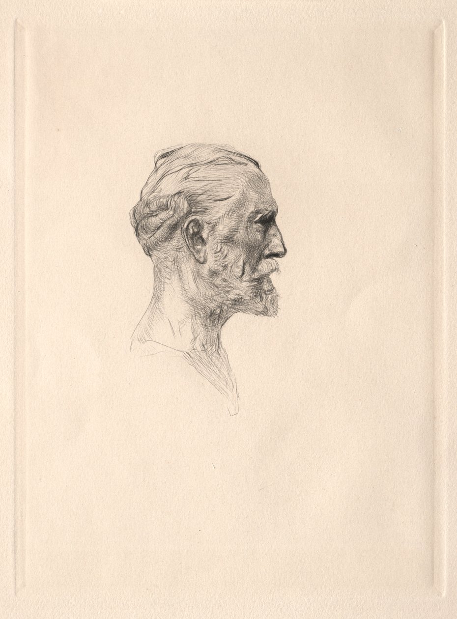 安东宁-普鲁斯特肖像 作者 奥古斯特·罗丹（Auguste Rodin）