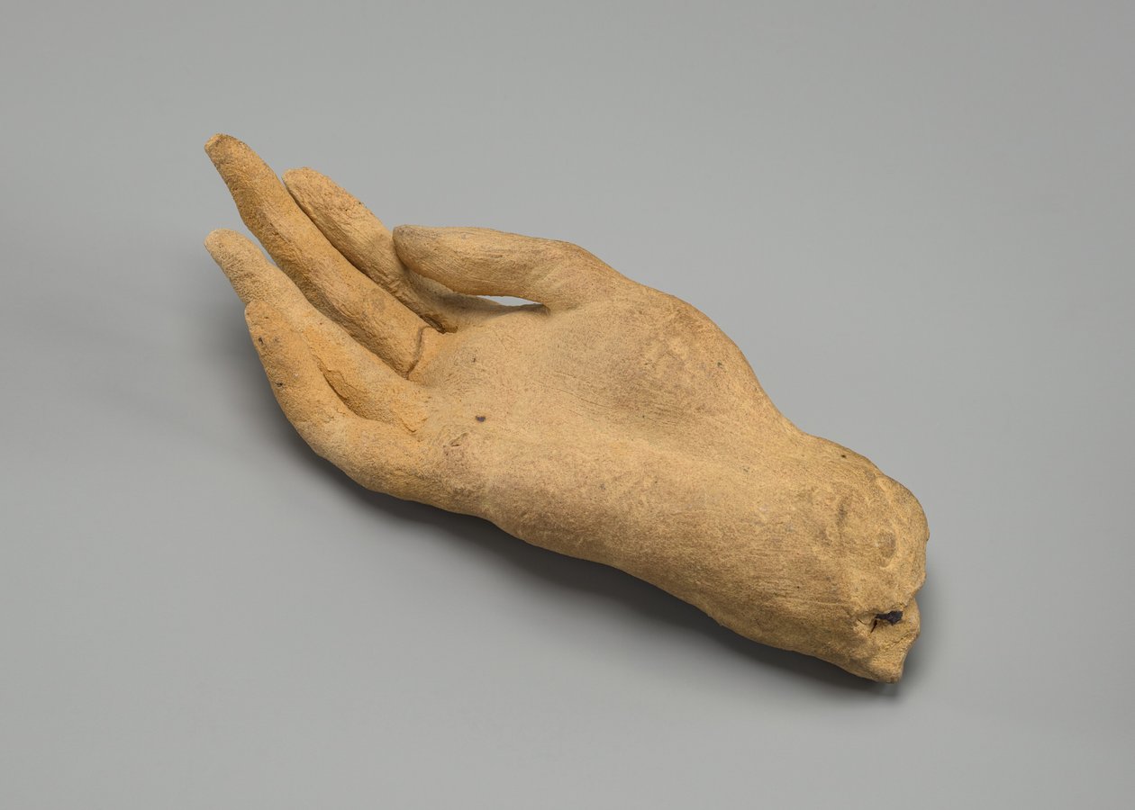 右手，可能是1880年代。 作者 奥古斯特·罗丹（Auguste Rodin）