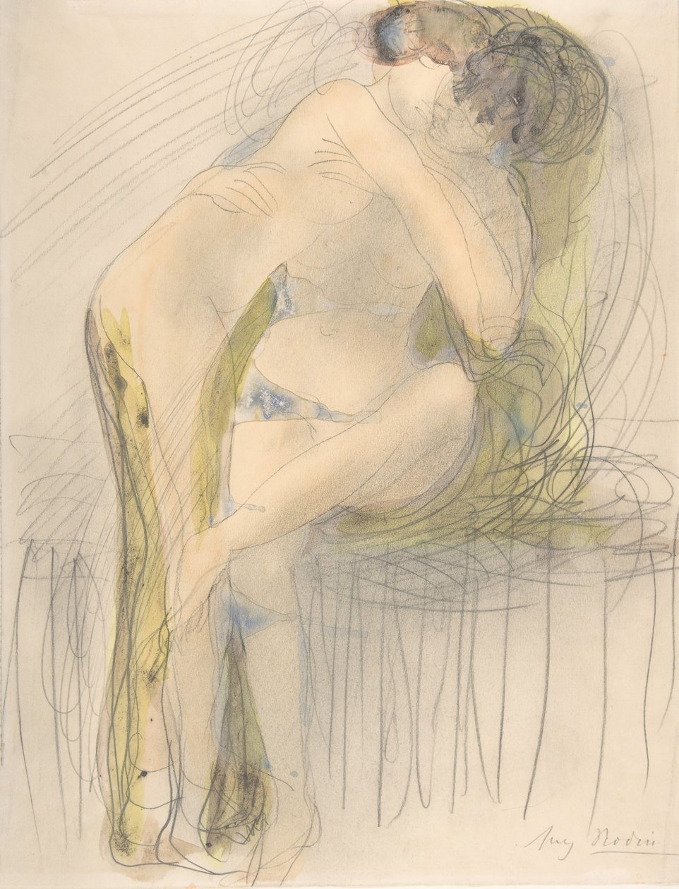 拥抱，1900-1910。 作者 奥古斯特·罗丹（Auguste Rodin）