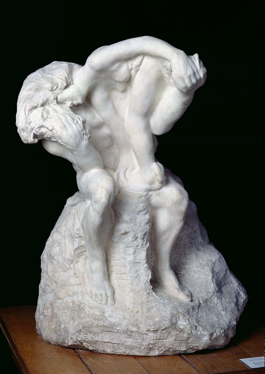 雕塑家和他的缪斯，1895年 作者 奥古斯特·罗丹（Auguste Rodin）