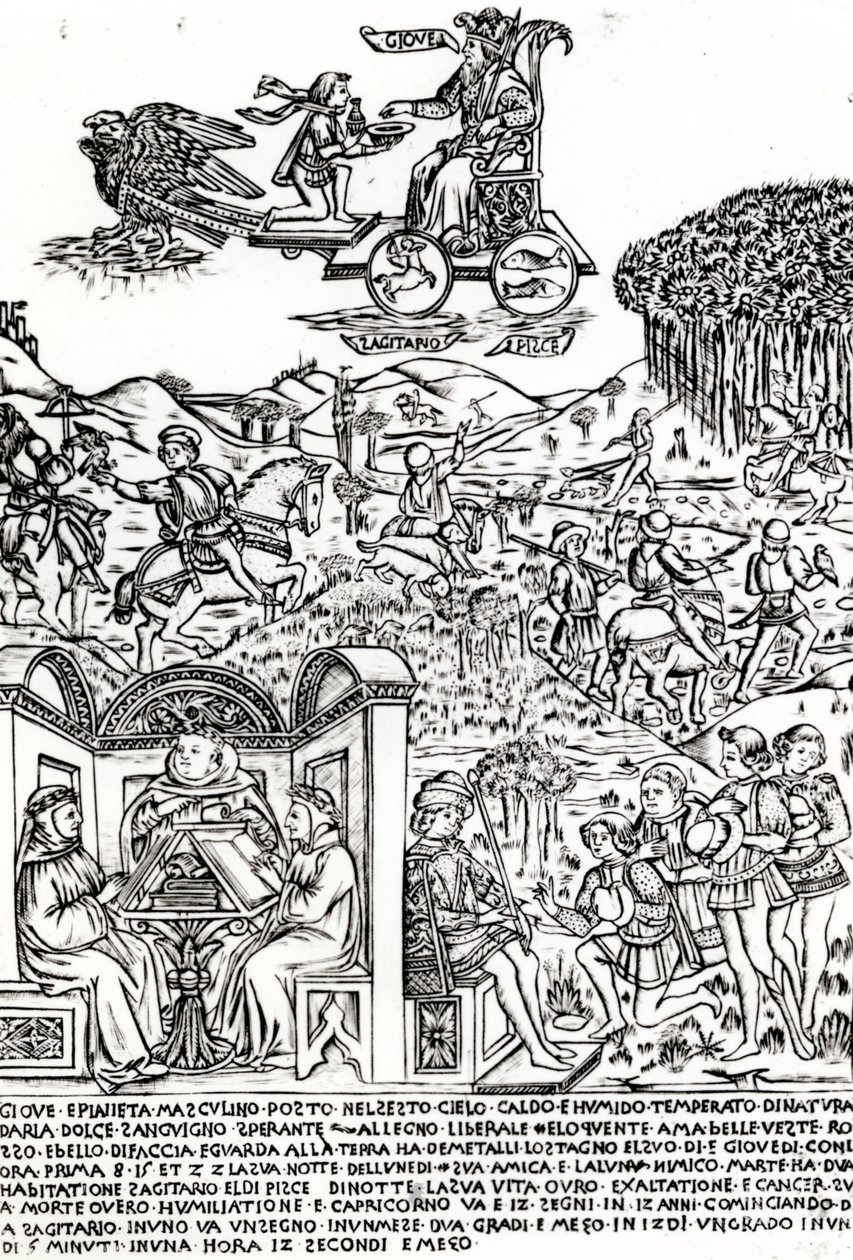 木星，c.1464 作者 巴奇奥·巴尔迪尼