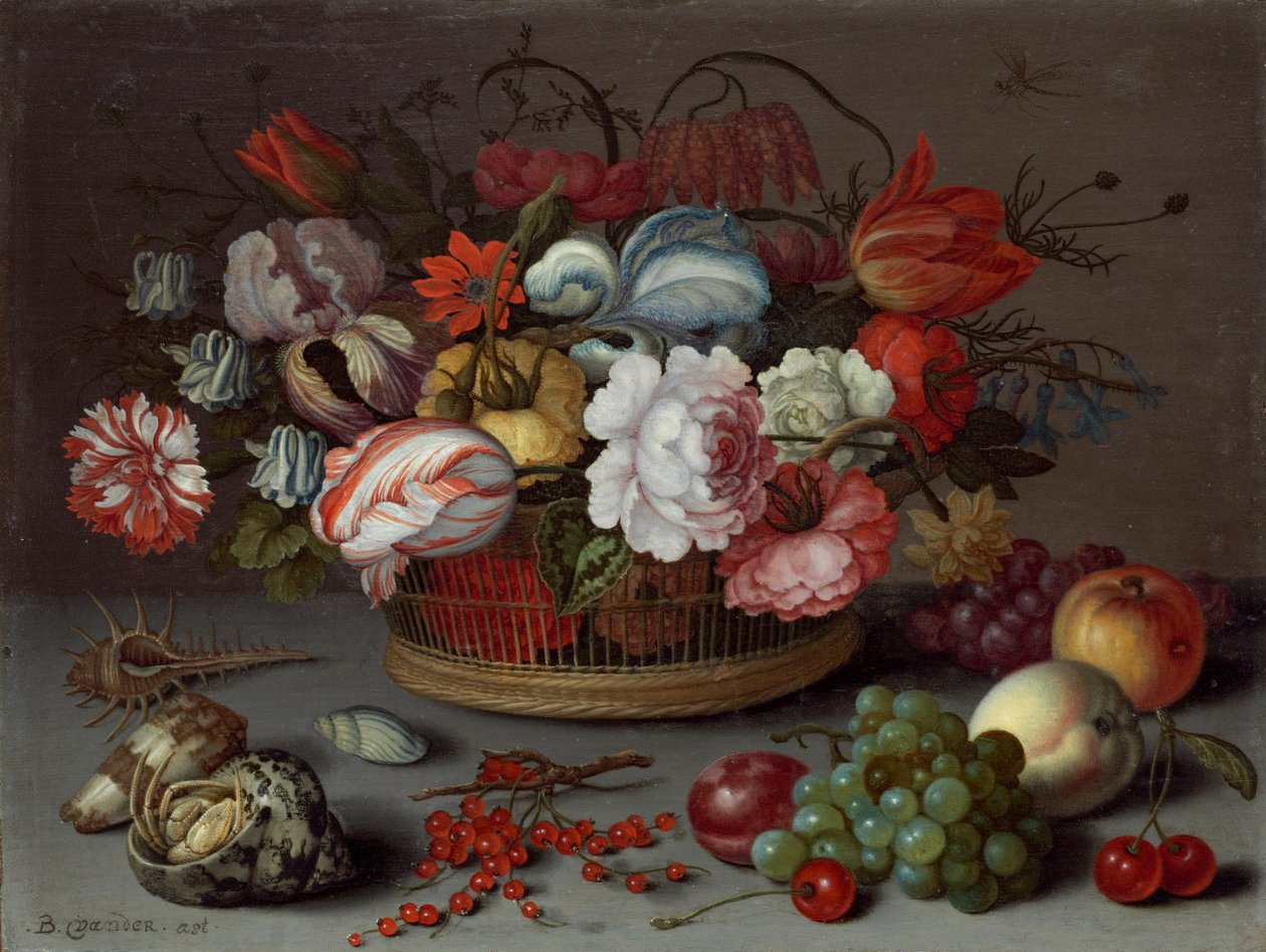 花篮 作者 Balthasar van der Ast
