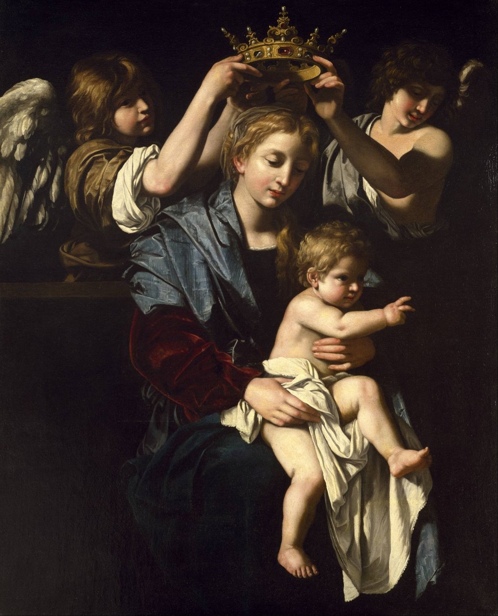 圣母子与天使 作者 Bartolomeo Cavarozzi