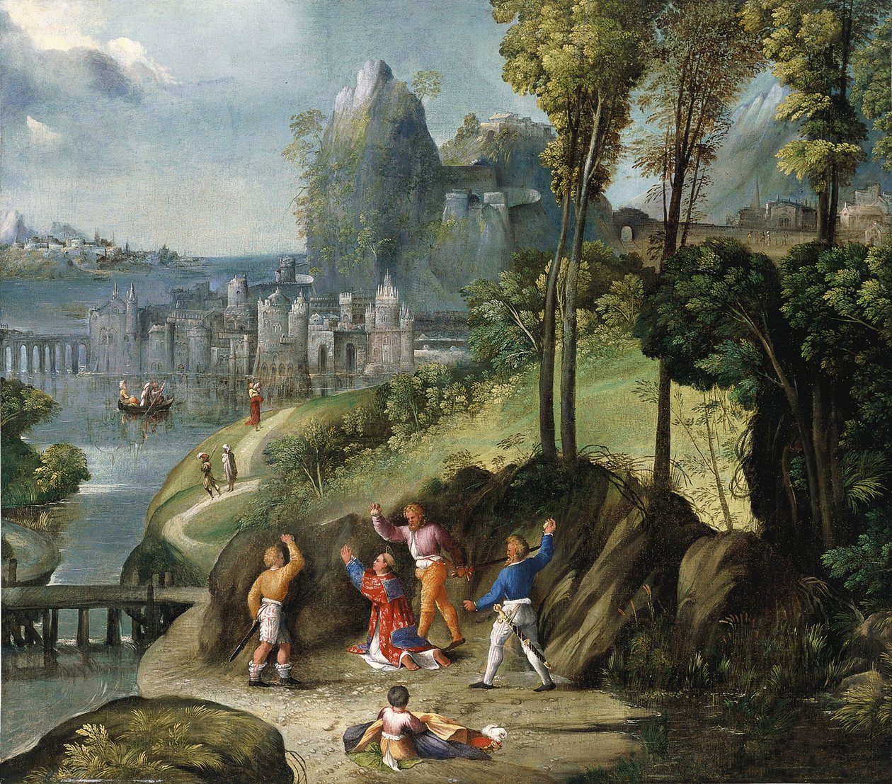 圣史蒂芬石碑 作者 巴蒂斯塔·多西（Battista Dossi）