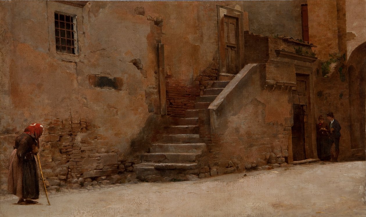 在意大利的街道 作者 Belmiro de Almeida