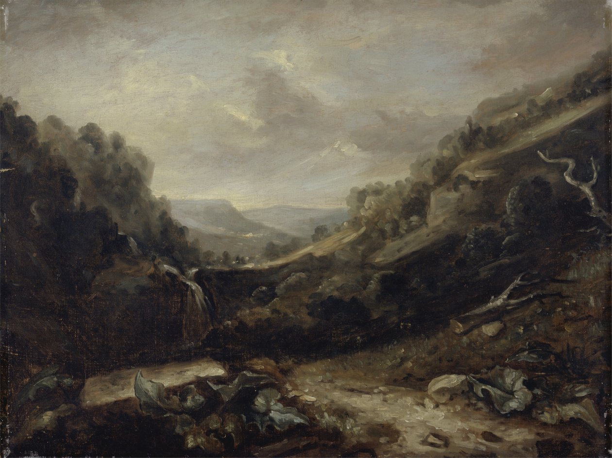 西部乡村风景（布面油画） 作者 本杰明·巴克