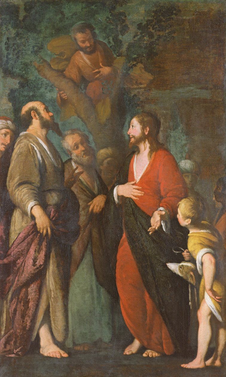 Zaccheus的转换 作者 贝尔纳多·斯特罗兹（Bernardo Strozzi）