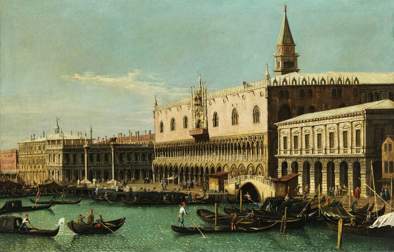 贝尔纳多-贝洛托多根宫 作者 贝尔纳多·贝洛托（Canaletto）